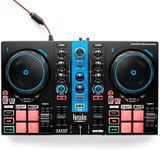 Hercules DJControl Inpulse 200 MK2 Arctic Blue Edition - Ideal DJ Controller for Learning to Mix - Software and Tutorials Included