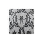 BHF M95565 Milano 4 Damask Wallpaper - Silver (2-Piece)