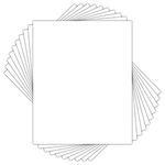 Golden State Art, Uncut 16x20 White Mats Matboards, Acid Free, for Photos, Frames, DIY Projects (10 Pack, 16x20 Inches)