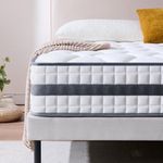 Twirest Double Mattress, Hybrid Memory Foam and Spring Mattress, Zonal Support, Decompression, Medium Firm, Soft and Breathable Cloth, Mattress-in-Box, 135x190x30cm