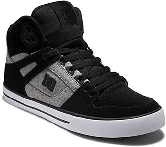 DC Men's Pure High-top Wc Skate Shoe, Black Battleship Armor, 14 US