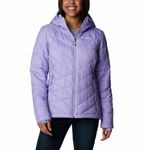 Columbia Womens Heavenly Hooded Jacket, Frosted Purple, M