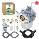 POSEAGLE 0A4600 Carburetor with Multi-Power Petcock Gas Fuel Valve Replaces Generac 0A4600, Nikki A4600, 091187, 091187A for Generac GN410HS, GN410, GN360, GH360, RV Generators