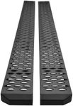 Westin Textured Black Grate Steps Running Boards Textured Black Running Boards 79 inches