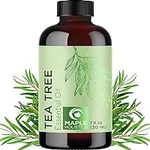 Pure Tea Tree Oil for Skin - 100% Pure Tea Tree Essential Oil for Scalp Care Aromatherapy and Natural Cleaning Solution - Super Potent AAA Non GMO Australian Tea Tree Oil for Hair Skin and Nails