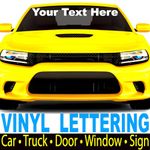 1060 Graphics - Automotive Lettering (Vinyl Letters & Numbers) Custom Text Auto Decal, Car Decal, Windshield Banner, Truck Window Sticker