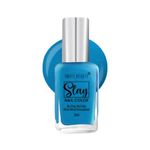 Swiss Beauty Slay Nail Color | Glossy Finish, Long Lasting Nail Paint| Chip resistant, Quick drying Nail Polish | Shade- Electric Blue, 13ml