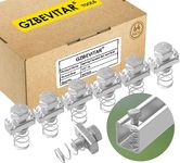 GZBEVITAR Spring Nut and Bolt - 1/2" x 15/16" for 1-5/8" Strut Channel. Strut Channel Spring Nut 1/2"-13 with Thickened Galvanized Plating (64 Pack)