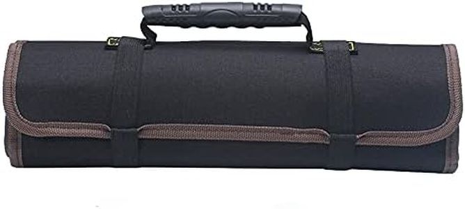 Maizoon Tool Bag,Electricians Mechanics Roll Portable Canvas Storage Bag,Thick and Wear-Resistant,UH01 Black