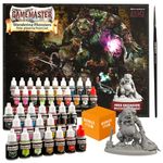 The Army Painter Wandering Monsters DnD Acrylic Paint Set with 20 Warpaints, Bonus Item - Acrylic Paints for Plastic Models and Miniatures, 20 Acrylic Warpaints, Quickshade Washes, Metallic and Effect