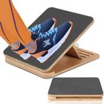 Slant Board for Calf Stretching, Wooden Calf Stretcher Slant Board