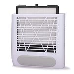 Oskade Nail Dust Collector Vacuum Machine, 80W Powerful Suction Nail Dust Cleaner for Dipping Powder Acrylic Polygel Nails-Electric Nail Drill Dust Collector Filter for Nails Salon & Home