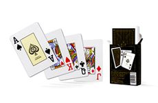 Parksons Cartamundi Private Limited-MH Adult Black Box Poker Playing Card Game, Modern, Black