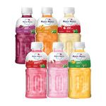 Mogu Mogu Multi Flavour Mix Fruit Juice with 25% NATA De Coco 320ml (Pack of 6)