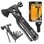 RoverTac Multitool Axe Hatchet Camping Gear Tool Gifts for Men Dad Him 14-in-1 Multi Tool Knife Hammer Pliers Saw Screwdrivers Bottle Can Opener Nylon Sheath Multitool for Camping Hiking Survival