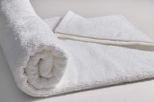 LINENBAY Luxor White Cotton Bath Towel