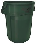 Rubbermaid Commercial FG265500DGRN BRUTE Heavy-Duty Round Waste/Utility Container, 55-gallon, Dark Green