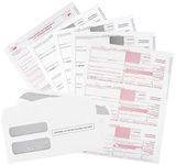 1099-NEC Forms 2020, 3 Part Laser Tax Forms Kit and Self-Seal Envelopes, Pack of Federal/State Copy's, 1096's –Great for QuickBooks and Accounting Software, 2020 1099-NEC, 10 Pack