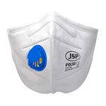 JSP Safety Disposable Vertical Fold Flatmask FFP3V (F632) Pack of 2 Retail Ready