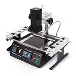 Ir6500 Rework Station, BGA Rework Workstation, Infrared Welding Soldering Station for Welding, Remove or Repair Packaged Devices, Heating Desoldering Station Workplace Welding Equipment