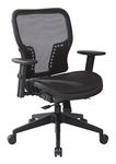 Office Star 2160SL Dark Air Grid Seat & Back Executive Chair