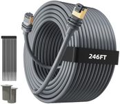 EAZUSE Starlink Gen 3 Cable, 246FT Ethernet Cable for Gen 3 Starlink Standard, Waterproof and High-Speed