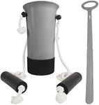 Vive Sock Aid Device for Seniors and Shoe Horn Kit - Sock Puller Aid Easy On and Off - Shoe Horn Long Handle - Adjustable