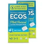 ECOS Laundry Detergent Packs, 80 Lo