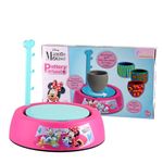 Minnie Kids Pottery Wheel Battery Operated with Molding Clay & Painting Kit Set Learning and Education Multicolor Board Game Toys for Kids (Minnie)