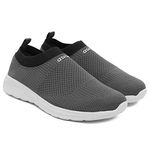 ASIAN mens Walking Shoes, Grey, 6 UK