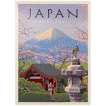 Japan: Mount Fuji, Vintage Poster - Premium 1000 Piece Jigsaw Puzzle for Adults