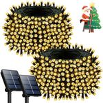 Selarlyt 2 Pack 200LED Solar Christ