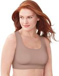 Bali Women's Comfort Revolution Easylite Wireless T-Shirt Bra, Pullover Wirefree T-Shirt Bra, Evening Blush, 3X-Large