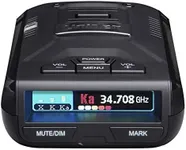 Uniden R3 EXTREME LONG RANGE Laser/Radar Detector, Record Shattering Performance, Built-in GPS w/ Mute Memory, Voice Alerts, Red Light & Speed Camera Alerts, Multi-Color OLED Display , Black