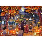 Jigsaw Puzzles 1000 Piece for Adults Halloween Trick or Treat 1000 Piece Jigsaw Puzzles for Adults 1000 Piece Gifts