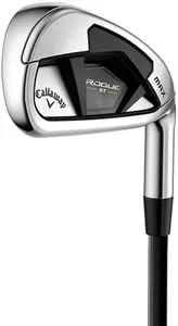 Callaway Golf Rogue ST MAX Individual Iron (Right Hand, Steel Shaft, Regular Flex, 4 Iron),Silver