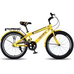 Vaux Excel 24t Cycle for Boys & Girls with V-Brakes, MTB Cycle with Steel Frame, Alloy Rims,24x2.40inch Ralson Tyre, Bicycle for Boys 10 to 15 Years (Classic, Yellow)