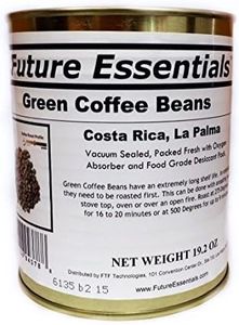 Can of ORGANIC Green Coffee Beans, Costa Rican Monte Crisol (19.2 oz)