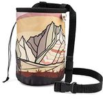 OSO Supply - Climbing Chalk Bag for Adults and Kids, Drawstring Closure, Adjustable Waist Belt, Indoor/Outdoor Training, Rock Climbing, Bouldering, Weightlifting (Badlands)