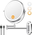 Auxmir 1X/30X Wall Mounted Makeup M