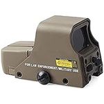 551 Red Dot Sight, Holographic Green/Red Dot Sight Metal Scope Reflex Sights with Battery (Sand)