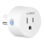 Smart Plug 2.4G WiFi YUTRON Smart Life Plugs WiFi Smart Outlets Wireless Sockets Works with Alexa, Echo Dot,Google Home, Timer Switch, 10A, Long Reception Range, No Hub Required, White,1 Pack