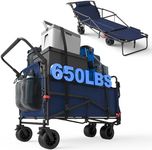 LEVELEVE Heavy Duty Folding Wagon -