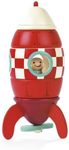 Janod J05207 Wooden Magnetic Rocket, Small (16 cm)