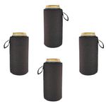 Outer Woods Insulated Beer Can Cooler Sleeve – Set of 4 | Fits 500ml Beer Can | Beer Can Cover | Beer Cooler | Beer Cooze (Blank)