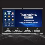 Teachmint X - Premium Interactive Flat Panel 75 Inch | X1 Pro - 75" Android 13 | True 4K UHD with Inbuilt HD Camera & 8 Array Mic | for 21st Century Schools, Colleges & Coaching