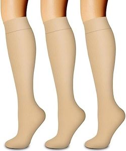 Laite Hebe compression socks women&men, Nude,S/M (3 pairs)