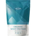 The Organic Protein Co - Pure Unflavoured Organic Whey Protein Powder | Additive Free, Undenatured, Bioactive, UPF Free, Emulsifier Free, Primarily Grass Fed, Vegetarian, Gluten Free – 400g