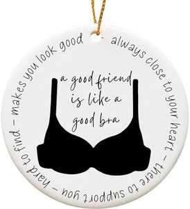 Friends Christmas Ornaments, BFF, Besties Christmas Keepsake Gifts for Women Good Friends, Christmas Tree Hanging Ornament