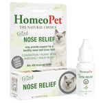HomeoPet Feline Nose Relief, Safe and Natural Nasal and Sinus Medicine for Cats, Natural Pet Medicine, 15 Milliliters